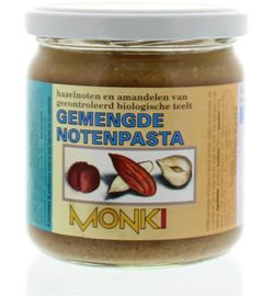 Monki Monki Gemengde notenpasta met zout eko bio (330g)