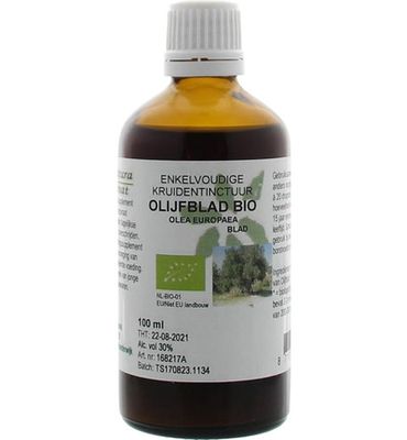 De Cruydhof Olea europaea folia / olijfblad tinctuur bio (100 ml) 100 ml