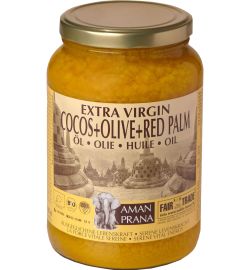 Amanprana Amanprana Kokos-olijf-rode palm bio (1600 ml)