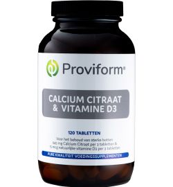 Proviform Proviform Calcium Citraat & D3 (120 tabletten)