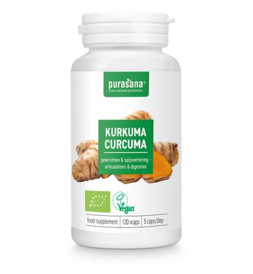 Purasana Curcuma vegan bio (120vc) 120vc