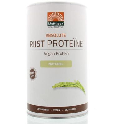 Mattisson Absolute rijst proteine poeder vegan 80% (400g) 400g