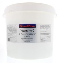 Nova Vitae Nova Vitae Vitamine C ascorbinezuur poeder (5000 gr)