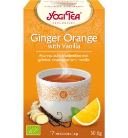 Yogi Tea Yogi Tea Ginger orange vanilla bio (17 stuks)