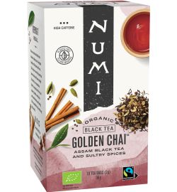 Numi Numi Golden chai bio (18 zakjes)