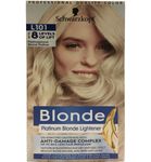 Schwarzkopf Blonde haarverf platinum blond L101 (1set) 1set thumb