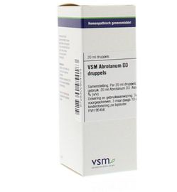 Vsm VSM Abrotanum D3 (20ml)