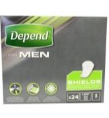 Depend Depend Shields for men (24 stuks)