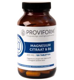 Proviform Proviform Magnesium Citraat 200 Mg & B6 (120 tabletten)