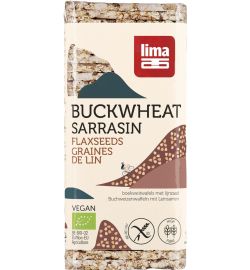 Lima Lima Boekweitwafels lijnzaad bio (130 gr)