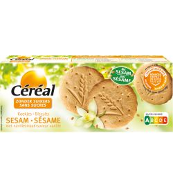 Céréal Céréal Sesam vanille koek (132 gr)