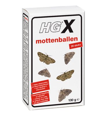 HG X mottenballen (130g) 130g