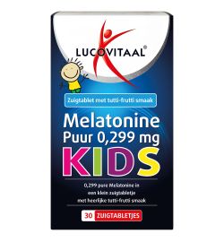 Lucovitaal Lucovitaal Melatonine Puur 0,299 mg Kids (30 zuigtabletten)