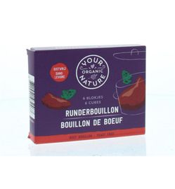 Your Organic Nature Your Organic Nature Runderbouillon Helder Zonder Gist Bio (66 gr)