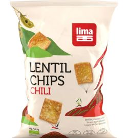Lima Lima Lentil Linzen Chips Chilli Bio (90 gr)
