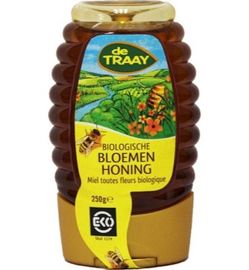 De Traay De Traay Bloemenhoning Knijpfles Bio (250 gr)