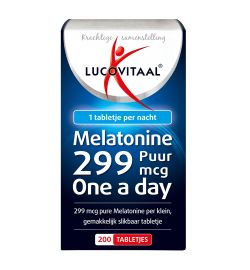 Lucovitaal Lucovitaal Melatonine Puur 299mcg (200 tabletten)