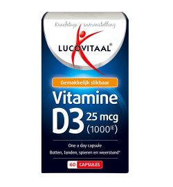 Lucovitaal Lucovitaal Vitamine D3 25mcg (60ca)
