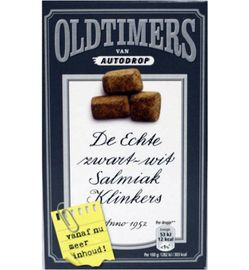 Autodrop Autodrop Oldtimers salmiak klinkers (235 gr)
