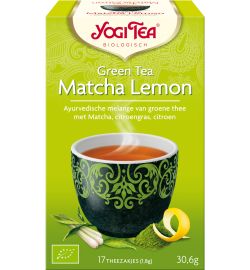 Yogi Tea Yogi Teagreen tea matcha lemon bio (17 stuks)