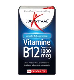 Lucovitaal Lucovitaal Vitamine B12 1000mcg (180 kauwtabletten)