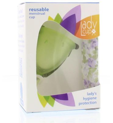 LadyCup Menstruatie cup green maat S (1st) 1st
