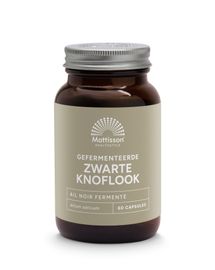 Mattisson Mattisson Zwarte Knoflook Extract Gefermenteerd Abg10 (60 capsules)