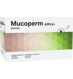 Nutriphyt Nutriphyt Mucoperm apple+ (60 zakjes)