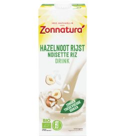 Zonnatura Zonnatura Rijst hazelnoot drink bio (1000ml)