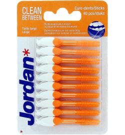 Jordan Jordan Dental Sticks Clean Between Large (40 stuks)