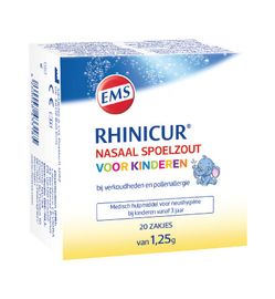 Rhinicur Rhinicur Neus spoelzout kind zakje (20 stuks)
