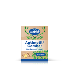 Wapiti Wapiti Antimetil gember (30 tabletten)