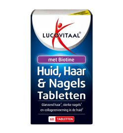 Lucovitaal Lucovitaal Huid, Haar & Nagels Met Biotine (60 tabletten)
