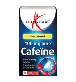 Lucovitaal Lucovitaal Pure Cafeïne 400mg (30 tabletten)