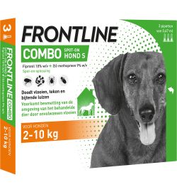 Frontline Frontline Combo hond S 2-10kg bestrijding vlo en teek (3ST)