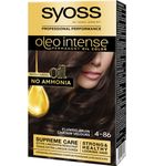Syoss Color Oleo Intense 4-86 fluweelbruin haarverf (1set) 1set thumb