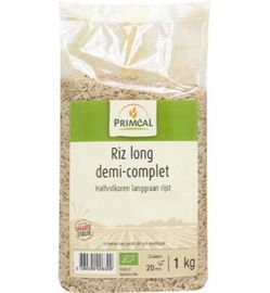 Priméal Priméal Halfvolkoren Langgraan Rijst Bio (1000 gr)