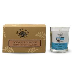 Green Tree Green Tree Geurkaars Votives Coco Paradise (55 gr)