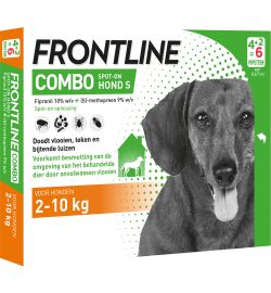 Frontline Frontline Combo hond S 2-10kg bestrijding vlo en teek (6ST)