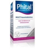 Phital Phital Multi kauwtablet kind en volwassenen (60TAB)