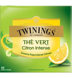 Twinings Twiningsgreen lemon envelop (50 stuks)