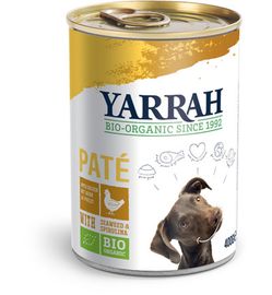 Yarrah Yarrah Hond Pate Met Kip Bio (400 gr)