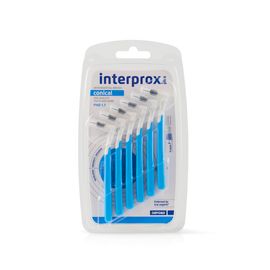 Interprox Interprox Plus ragers conical blauw (6 stuks)