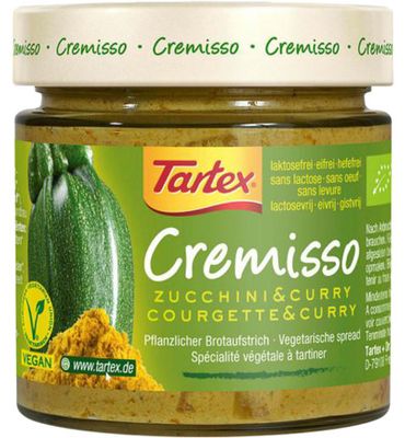 Tartex Cremisso courgetty curry bio (180g) 180g