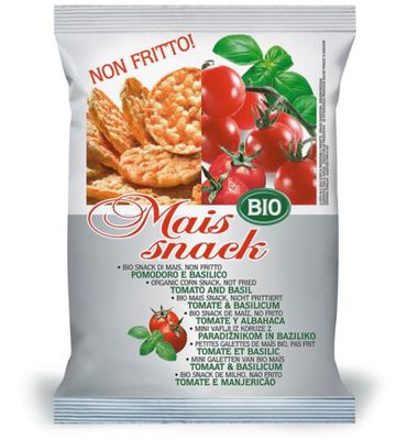 Bio Alimenti Mais snack tomaat & basilicum bio (50g) 50g