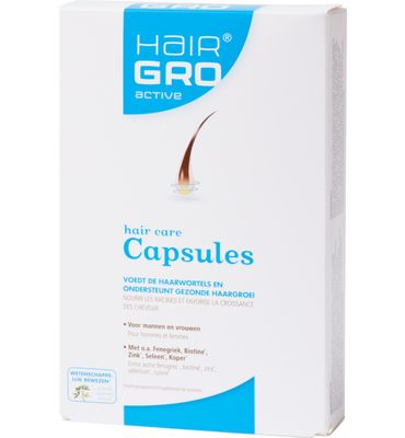 Hairgro Active haargroei bevorderend (60ca) 60ca
