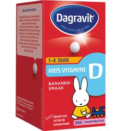 Dagravit Dagravit Vitamine D tablet kids (200kt)