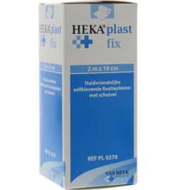 Hekaplast Hekaplast Fix pleister 2m x 10 cm met schutvel (1 rol)