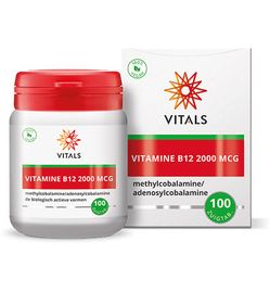 Vitals Vitals Vitamine B12 2000 mcg (100 zuigtabletten)