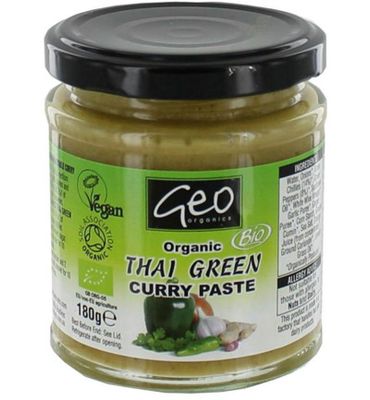 Geo Organics Curry paste thai green bio (180g) 180g